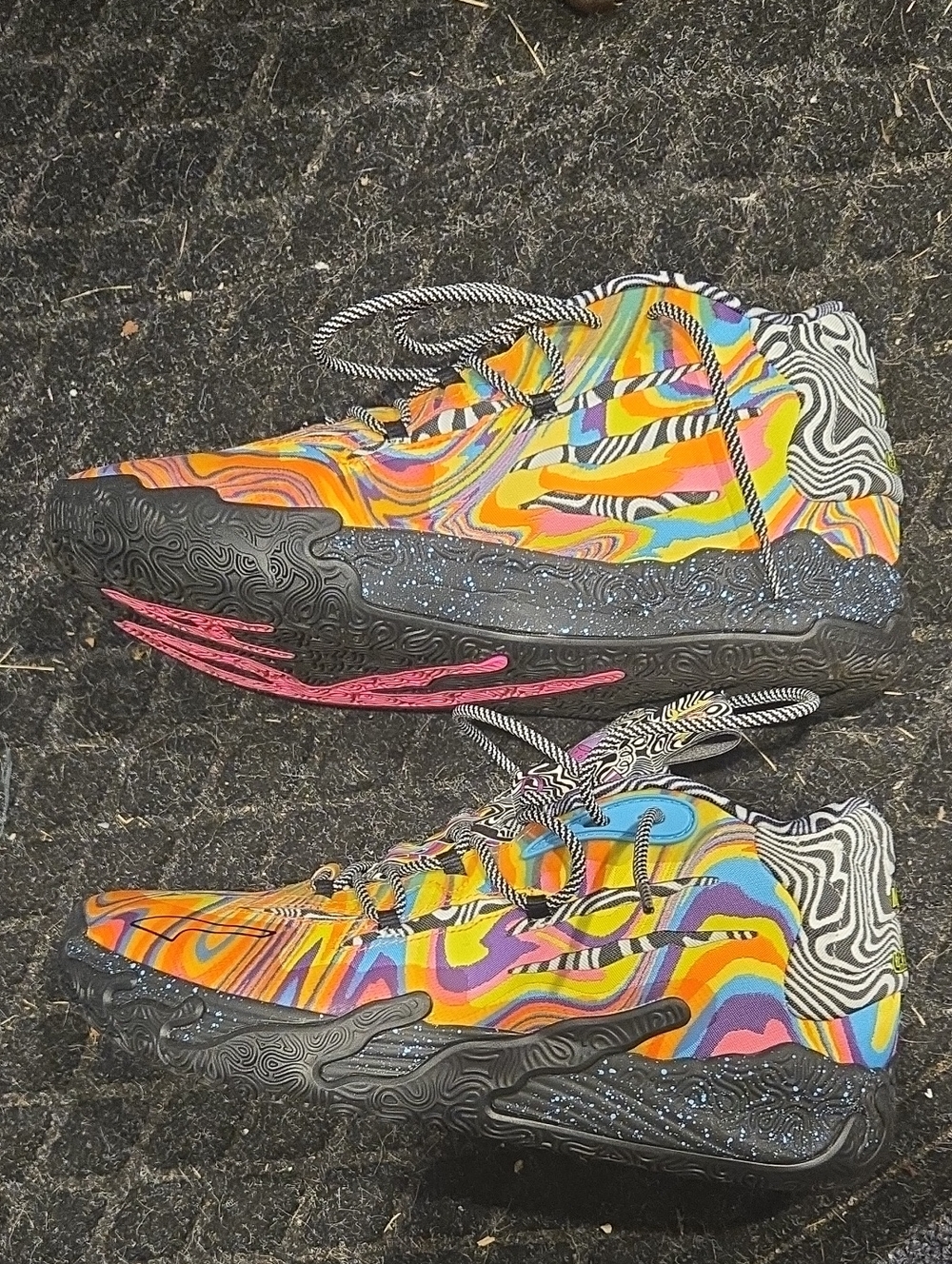 PUMA LAMELO BALL Multicolor Men's Athletic Sneakers - Bold Swirl Design